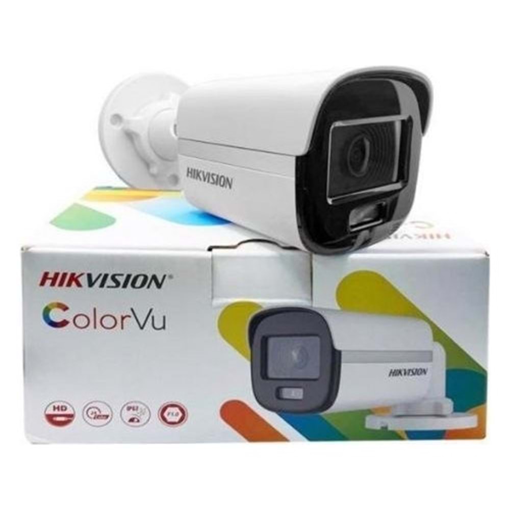 HIKVISION DS-2CE10DF0T-PF TVI 1080P 3.6 MM COLOR VU SABİT LENSLİ BULLET KAMERA