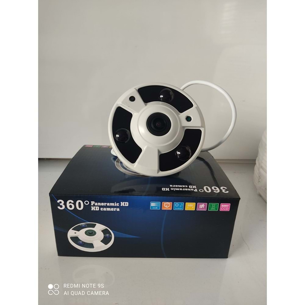 ZTECH ZR-2098IP BALIKGÖZ 3 ARRAYLED 3.6MM 5MP İP KAMERA sesli