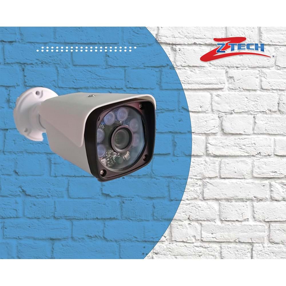 ZTECH ZR-2277 6 WARMLED 3.6MM 4MP İP KAMERA POELİ