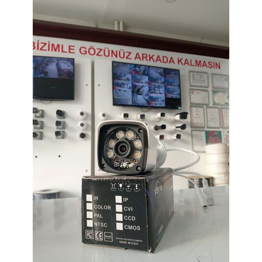 ZTECH ZR-2279 6 WARMLED SESLİ 3.6MM 4MP İP KAMERA
