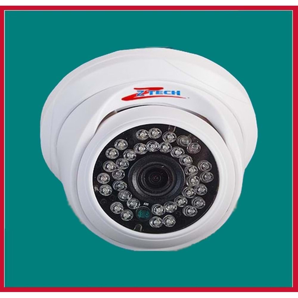 ZTECH ZR-739İP H264 3.6MM 36 LED 4MP STARLIGHT İP KAMERA DOME