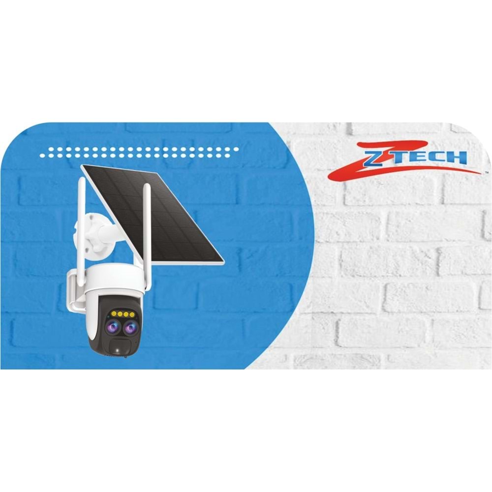 O-KAM-3412 6MP WIFI SOLAR PTZ DUAL 10X ZOOM 4-12MM TWO WAY AUDİO COLOR CAMERA